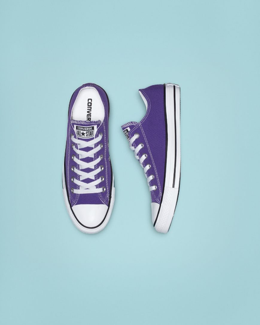 Zapatillas Bajas Converse Chuck Taylor All Star Classic Mujer Moradas | PE 2LEW4P